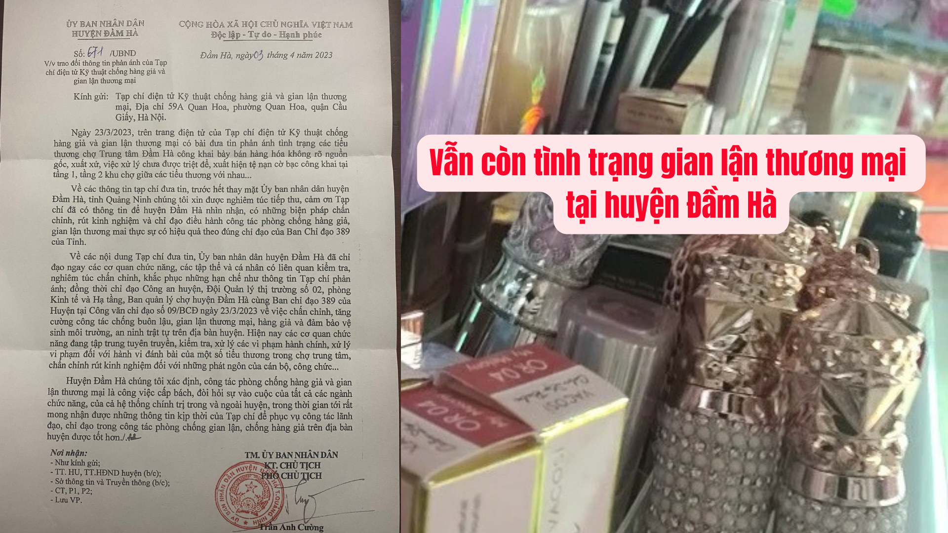 Vẫn còn tình trạng gian lận thương mại tại huyện Đầm Hà